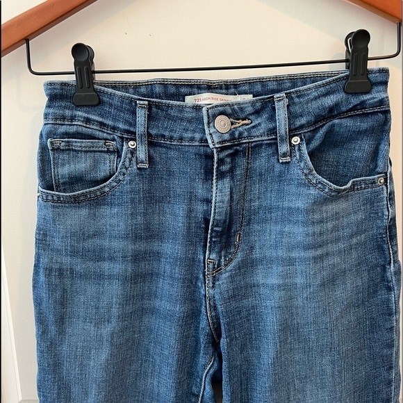 Levi’s 721 High Rise Skinny Jeans Size 26 - Picture 4 of 11